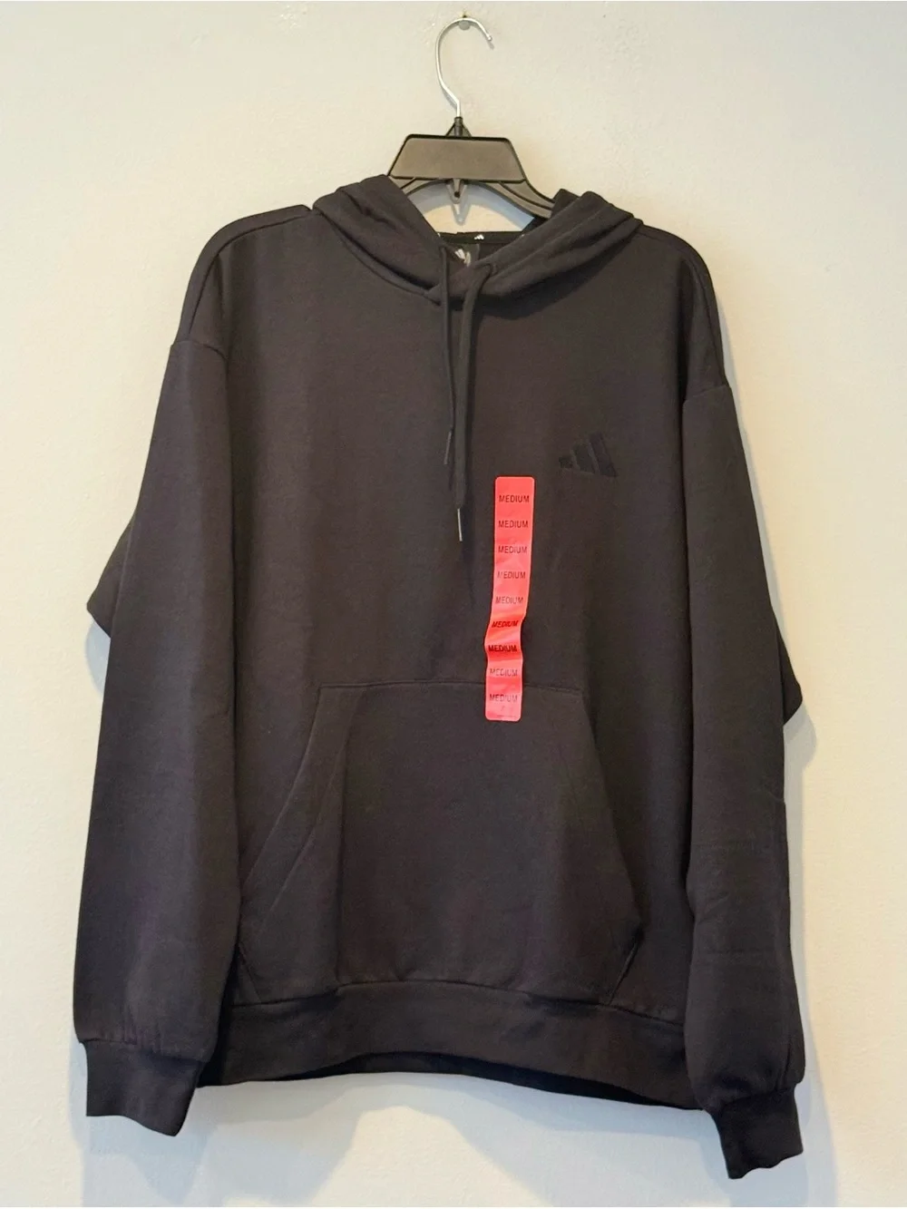 Adidas Men's Fleece Pullover Hoodie ,Black